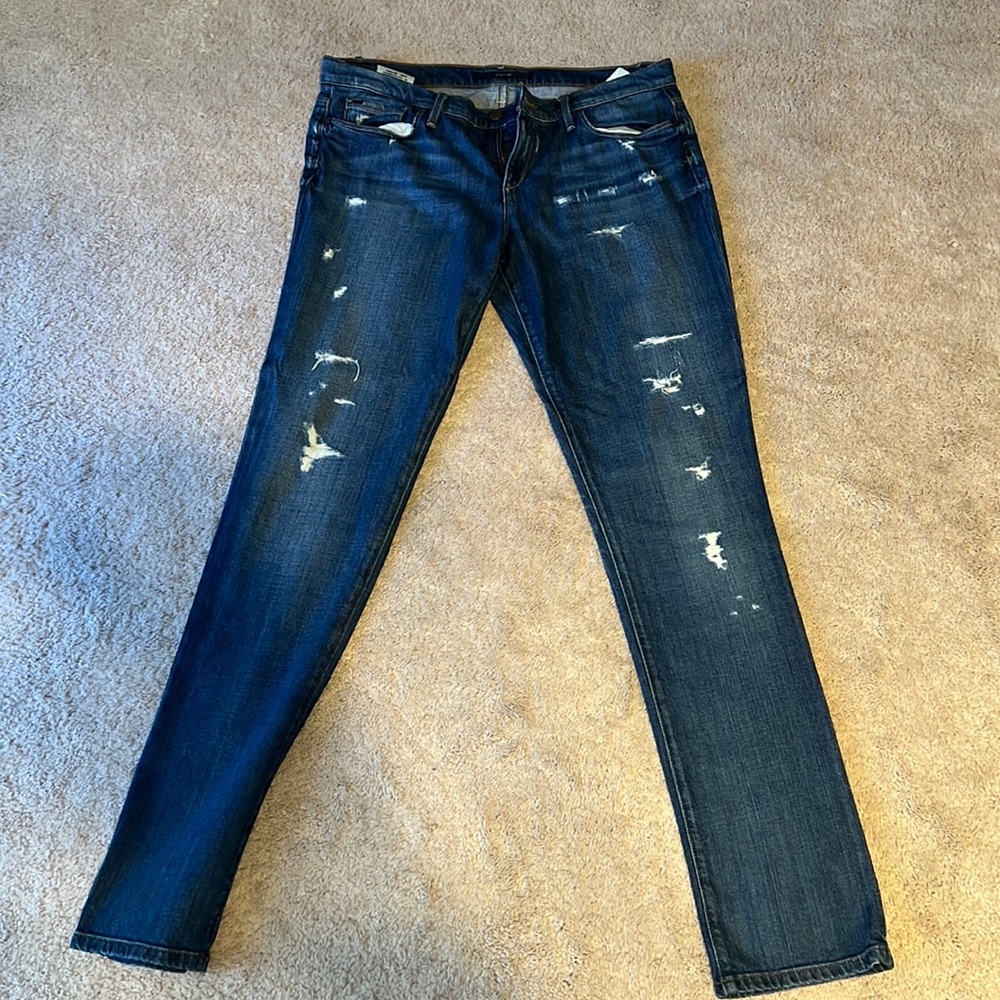 Joes distressed cigarette jeans size 32